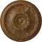 Ekena Millwork Stockport Ceiling Medallion (Fits Canopies up to 6 1/4"), 28"OD x 2 3/4"P, Smokey Topaz Crackle CM28STSTC - alternate 1